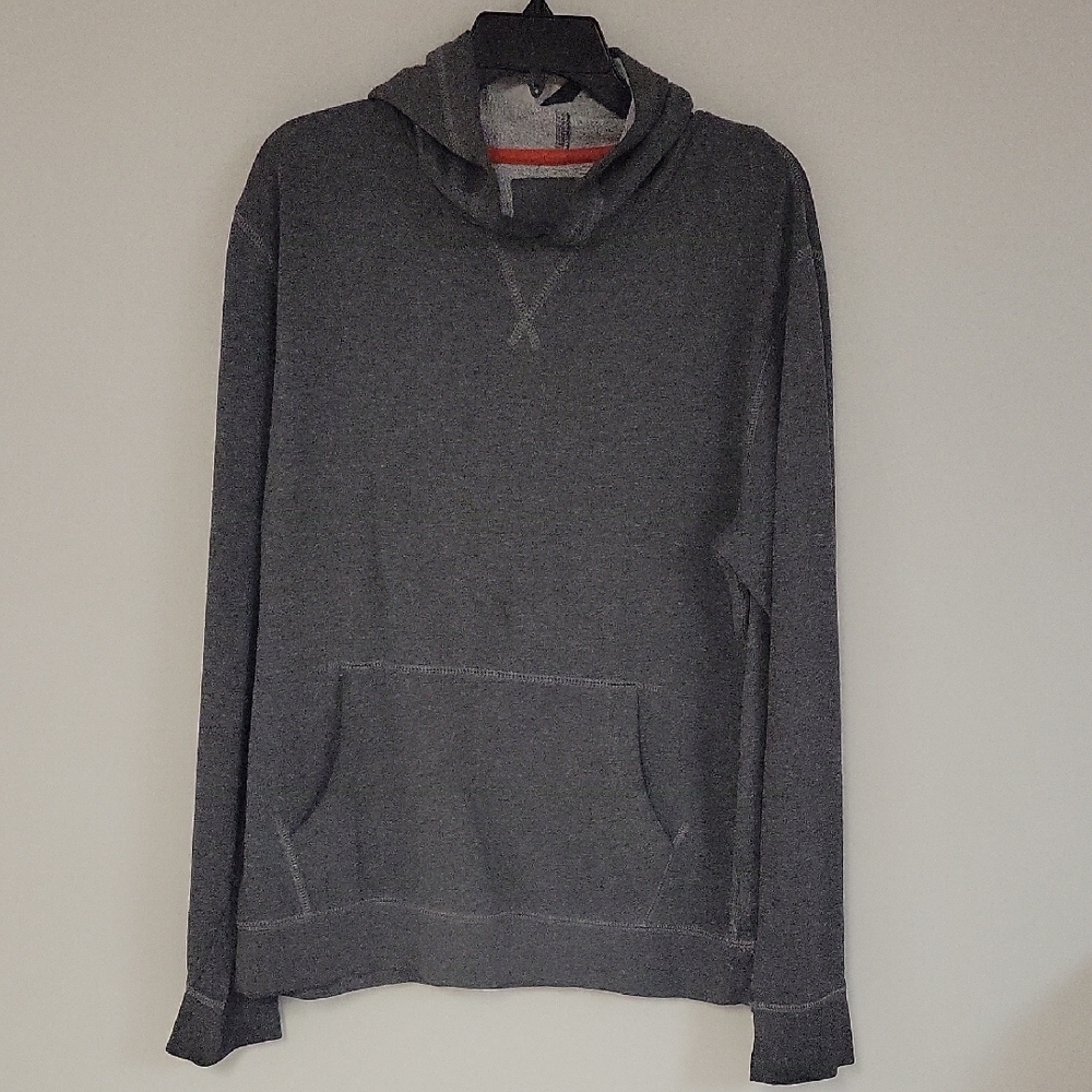 Old Navy Gray Fleece Half-Zip Sweater